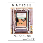 TPFLiving Poster Leinwand / Henri Matisse - Retro Landschaften und Stilleben - / Verschiedene Größen - OHNE Rahmen - Modell TX2380B